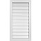 Ekena Millwork Vertical Surface Mount PVC Gable Vent: Functional, w/ 2"W x 1-1/2"P Brickmould Frame, 18"W x 34"H GVPVE18X3402SF - alternate 1